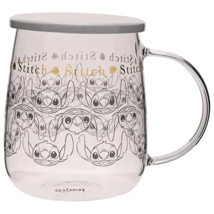 Stitch Glass Mug with Lid 532ml product photo