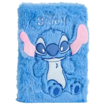 Stitch Smiley Premium Fur Notebook Size A5 product photo