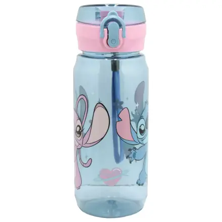 Stitch Universe plastic water bottle with hanger 600 ml product photo