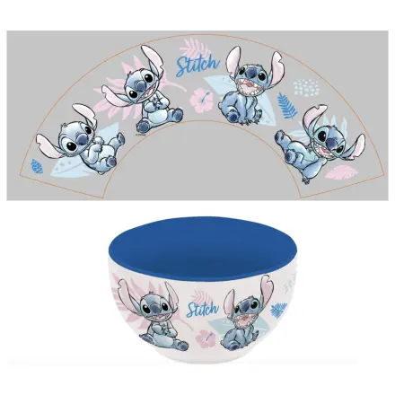 Stitch Watercolor Blue Ceramic Bowl product photo