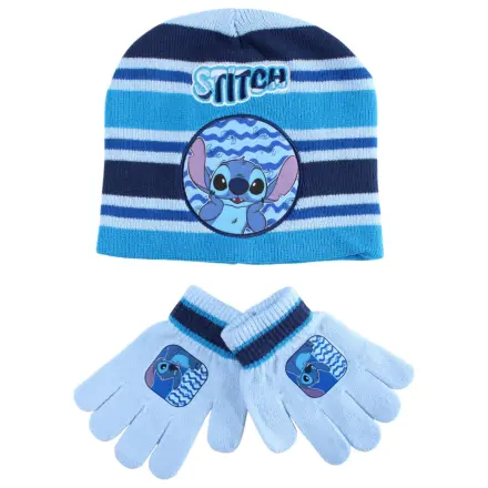 Stitch Waves Kids Hat and Gloves Set product photo