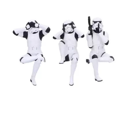 Stormtrooper Figures Three Wise Sitting Stormtroopers 11 cm termékfotója