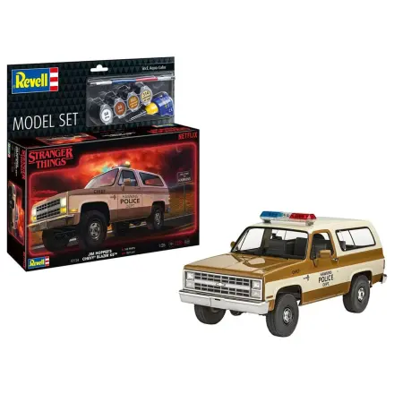 Stranger Things Model Kit Set 1/25 1985 Chevrolet K5 Blazer (Aqua Color) 19 cm product photo