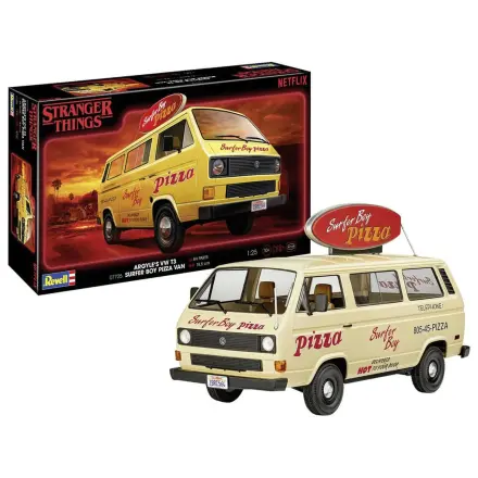Stranger Things Model Kit 1/25 VW T3 Bus Surfer Boy 19 cm product photo