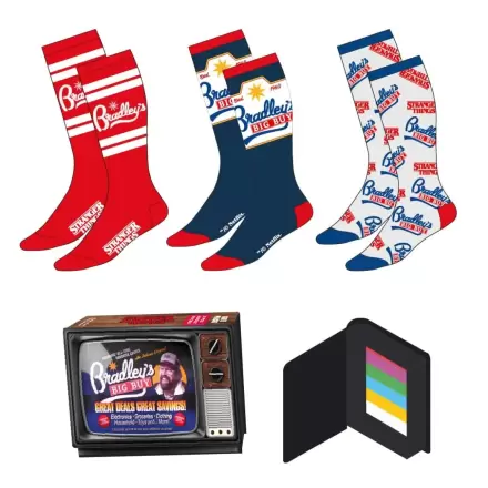 Stranger Things pack 3 assorted socks adult product photo