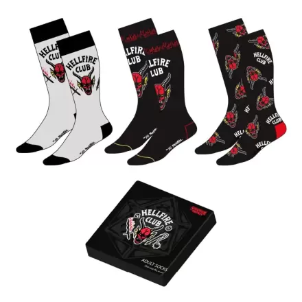 Stranger Things pack 3 assorted socks adult product photo