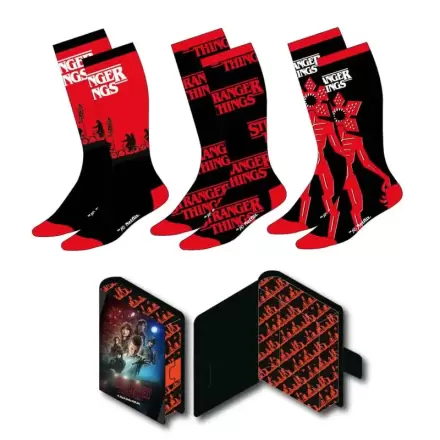 Stranger Things Pack of 3 adult socks termékfotója