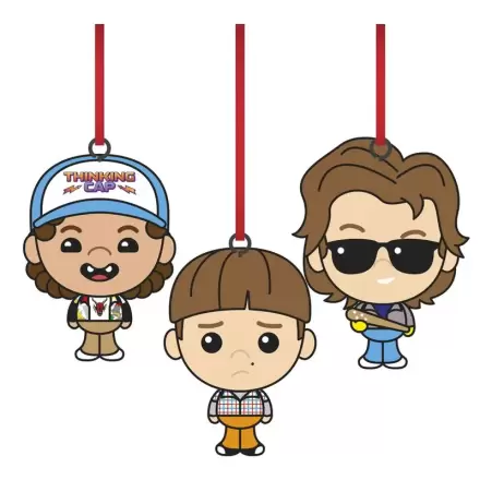 Stranger things Set 3 Christmas ornaments termékfotója