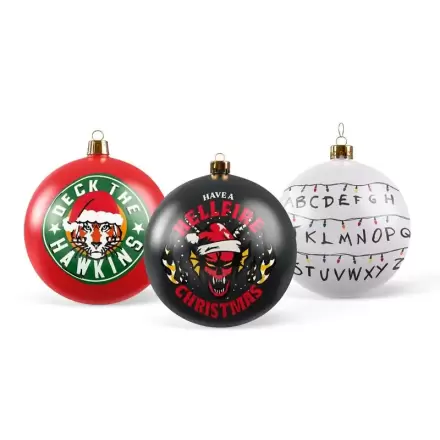 Stranger things Set 3 Christmas ornaments termékfotója