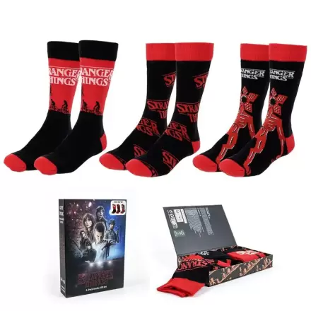 Stranger Things Socks 3-Pack 38-45 termékfotója