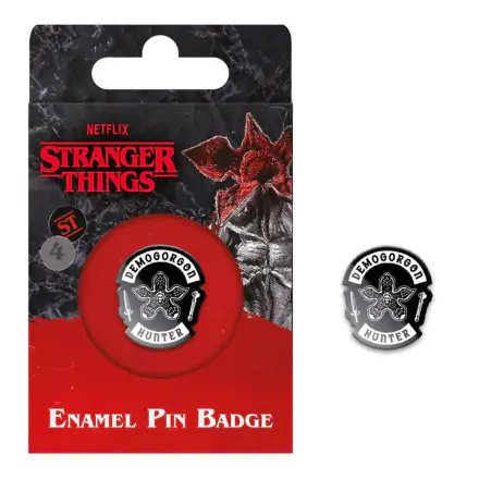 Stranger Things 4 Enamel Pin Badge Demogorgon Hunter termékfotója