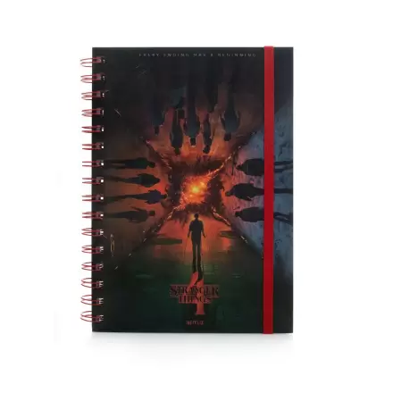 Stranger Things 4 Wiro Notebook A5 Red Vecna termékfotója