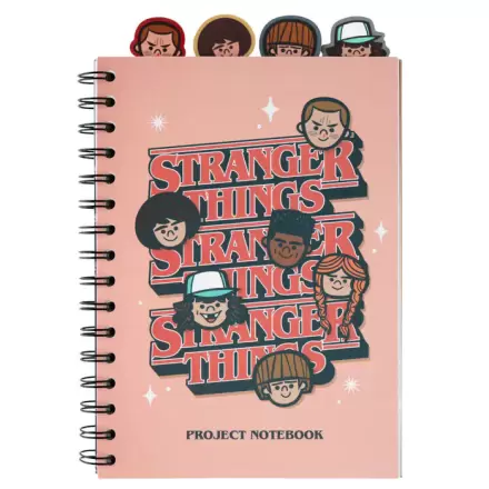 Stranger Things A5 notebook termékfotója