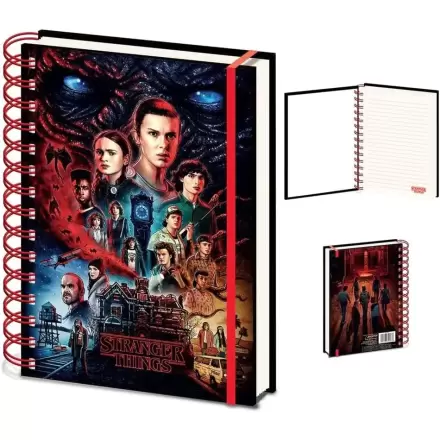 Stranger Things A5 notebook product photo