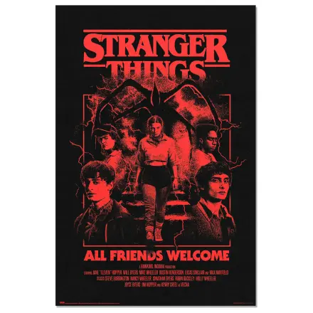Stranger Things All Friends Welcome poster product photo