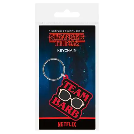 Stranger Things Team Barb rubber keychain product photo