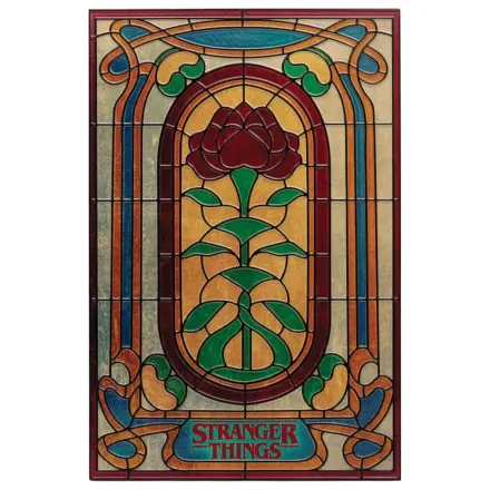 Stranger Things Resin Plaque Creel House Stained Glass Window product photo