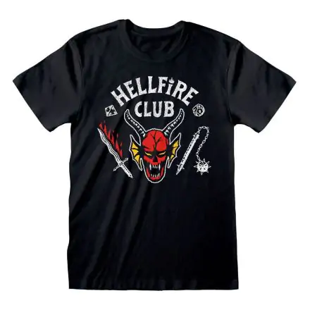 Stranger Things Hellfire Club Logo Black t-shirt termékfotója