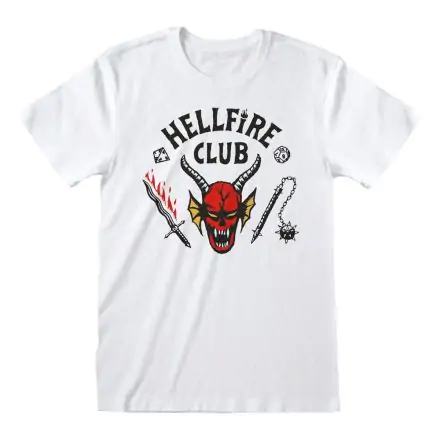Stranger Things Hellfire Club Logo White t-shirt product photo