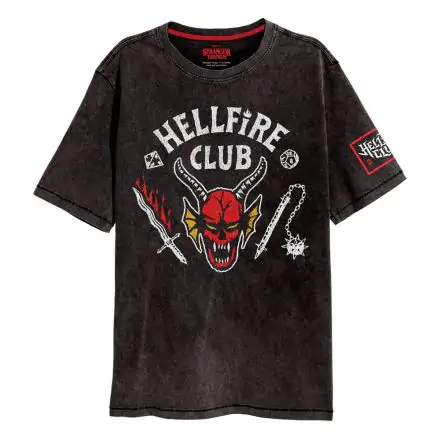 Stranger Things Hellfire Crest t-shirt product photo