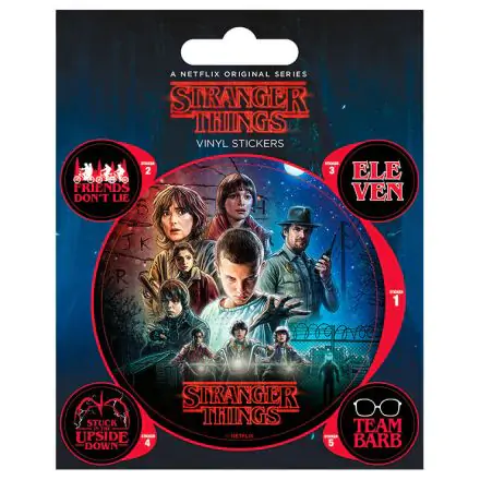 Stranger Things vinyl stickers set product photo