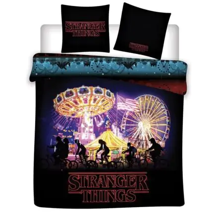 Stranger Things cotton duvet cover bed 135cm product photo