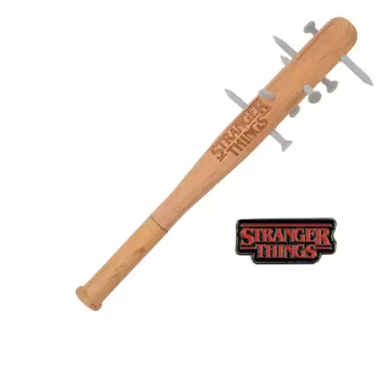 Stranger Things Spiked Bat Pen & Stranger Things Pin  product photo
