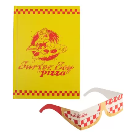 Stranger Things Notebook Surfer Boy Pizza Hardcover  product photo
