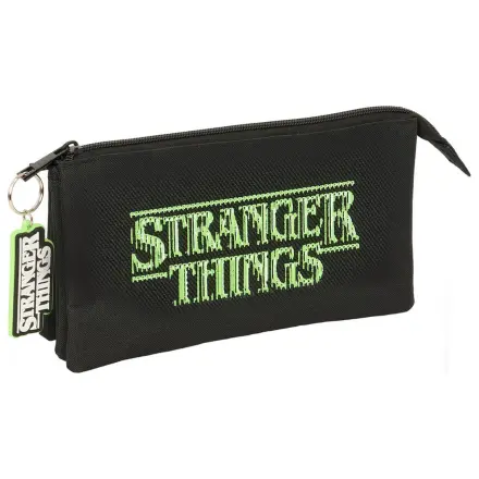 Stranger Things triple pencil case product photo