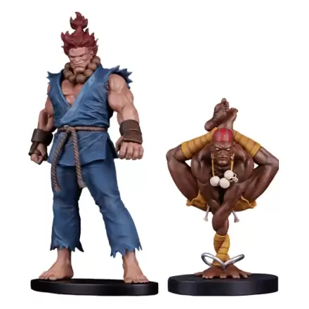 Street Fighter PVC Statues 1/10 Akuma & Dhalsim 21 cm termékfotója