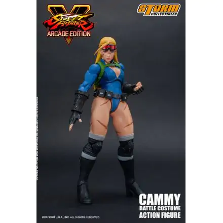 Street Fighter V Arcade Edition Action Figure 1/12 Cammy Battle Costume 15 cm product photo