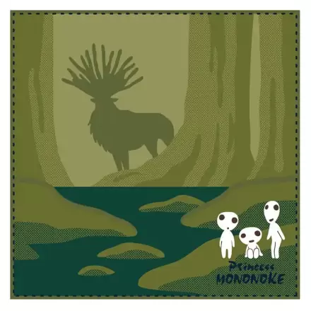 Studio Ghibli Mini Towel Princess Mononoke Shadow of the Deer God 25 x 25 cm termékfotója