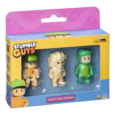 Stumble Guys: Wave 2 3-figure window box collectible figures Inside Out + Kiara + T-Rex Guy product photo