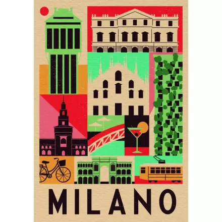 Style in the City Milan puzzle 1000pcs termékfotója