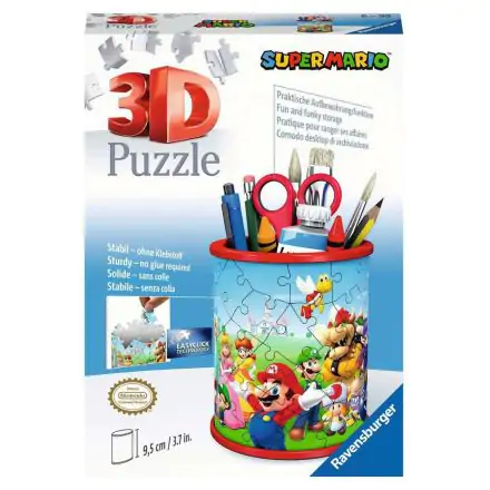 Super Mario 3D Puzzle Pencil Holder (54 pieces) product photo