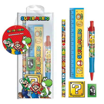 Super Mario 5-Piece Stationery Set termékfotója