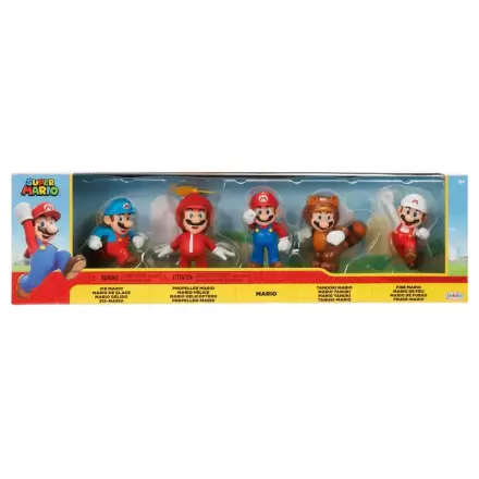 Super Mario Bros blister 5 figures 6cm termékfotója