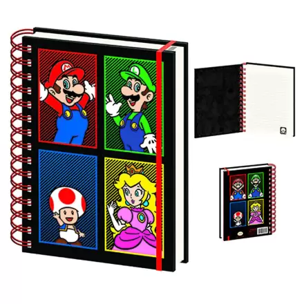 Super Mario Bros A5 notebook termékfotója