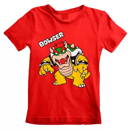 Super Mario Bros Bowser Text Kids t-shirt product photo