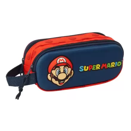 Super Mario Bros double 3D pencil case product photo