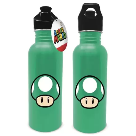 Super Mario Bros Green Mushroom Stainless steel bottle termékfotója