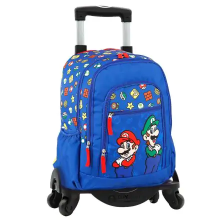 Super Mario Bros Mario and Luigi backpack + Toybags trolley 40cm product photo
