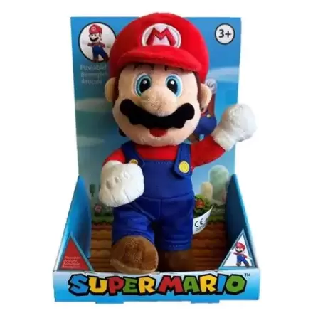 Super Mario Bros Mario Articulated plush toy 25cm product photo