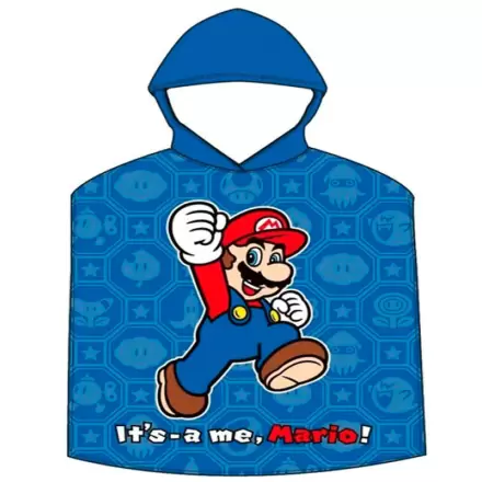 Super Mario Bros cotton poncho towel product photo
