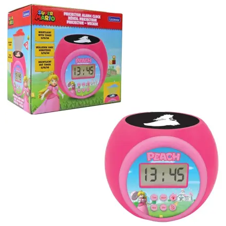 Super Mario Bros Princess Peach projector alarm clock product photo
