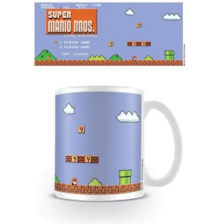 Super Mario Bros. Mug Retro Title termékfotója