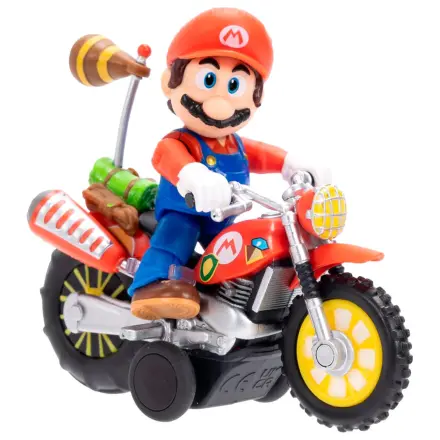Super Mario Figure and Motorcycle toy - Mario product photo