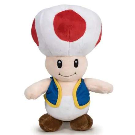 Super Mario Bros Toad soft plush toy 26cm product photo