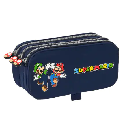 Super Mario Bros triple pencil case termékfotója