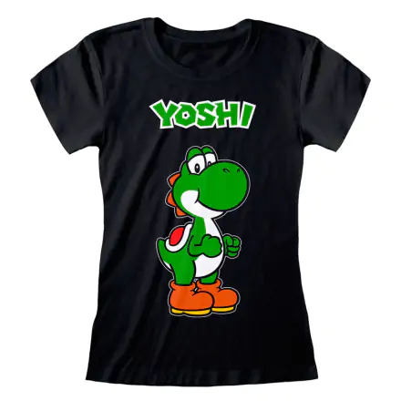 Super Mario Bros Yoshi Name Tag women t-shirt product photo
